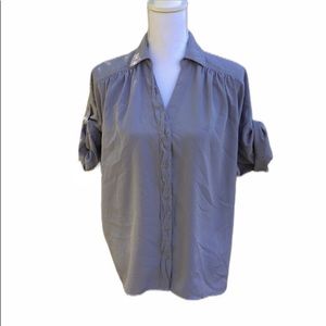 Express Botton Down gray shirt4️⃣